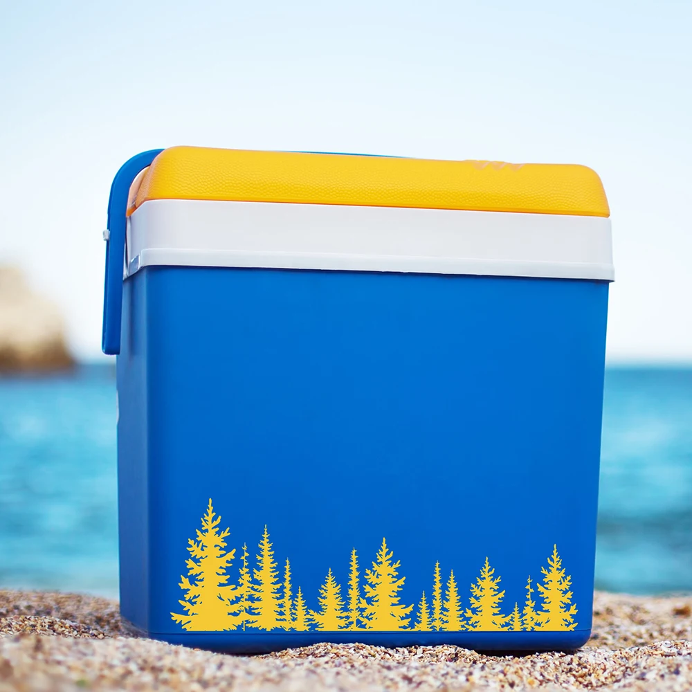 ملصق سيارة فينيل على شكل شجرة ، تخييم RV ، في الهواء الطلق ، أشجار ، غابة ، نافذة ، ملصق مصد للصدمات ، ضبط قطع غيار السيارات ، إكسسوارات