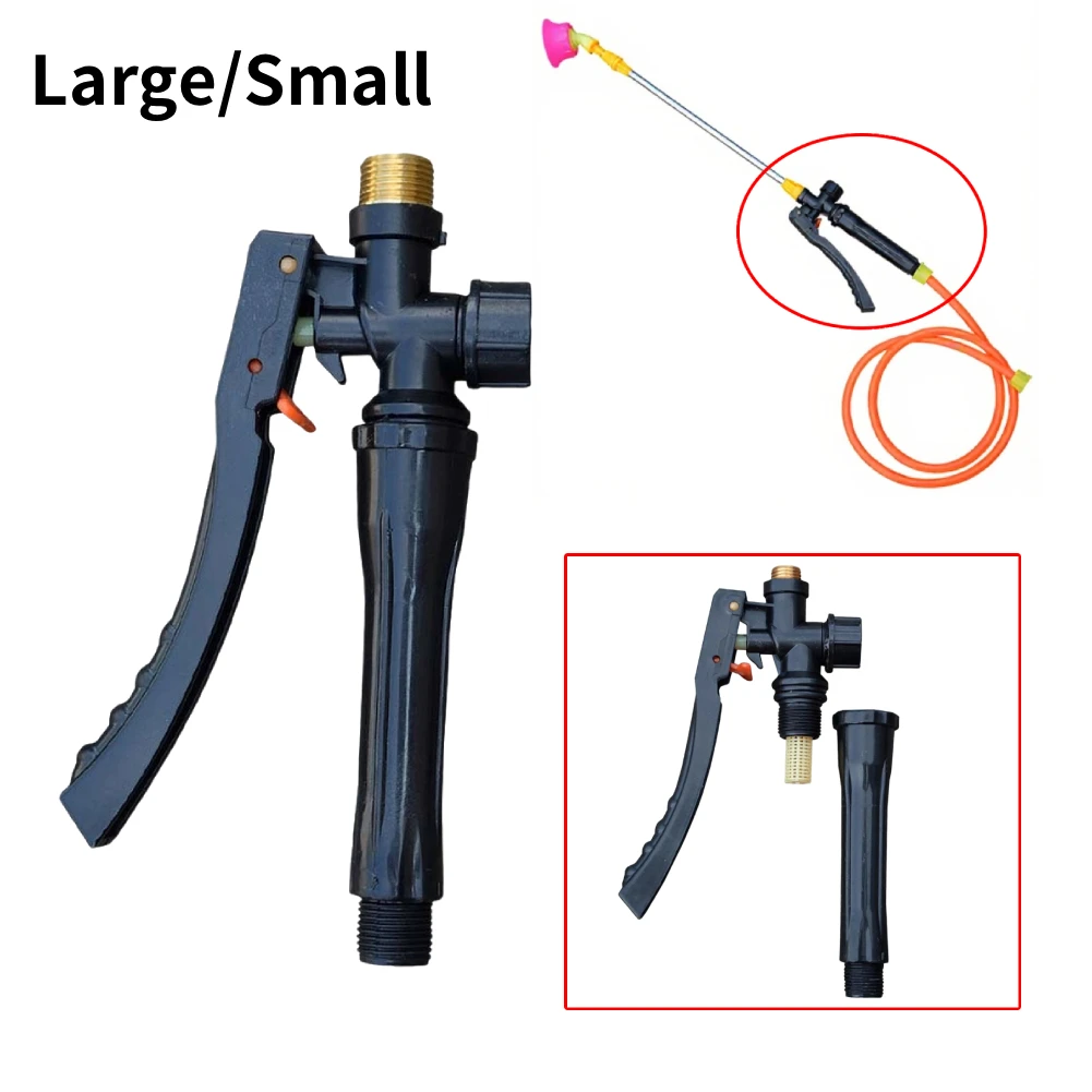 Acessórios para Pulverizador Elétrico de Mochila: Punho de Interruptor para Pulverizador com Cabeça Grande/Pequena para Máquina de Pulverização Agrícola e de Jardim