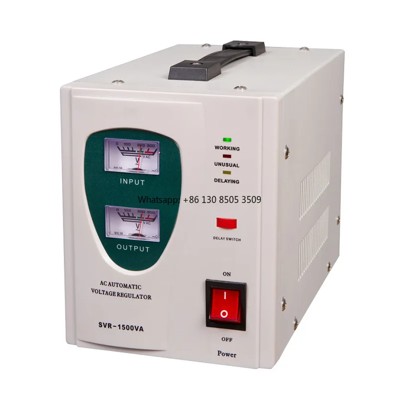 SVR 500W 1000W 2000W Voltage Stabilizer 220V Single Phase Voltage Control Relay Automat System for Household Appliances
