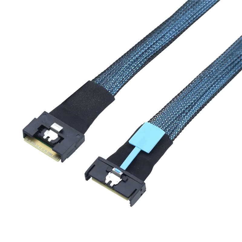 

Slimline SAS 4.0 SFF-8654 8I 74P To Pcie MCIO 5.0 8I Anti-Slash Insertion PCI-E Adapter Cable 100Cm
