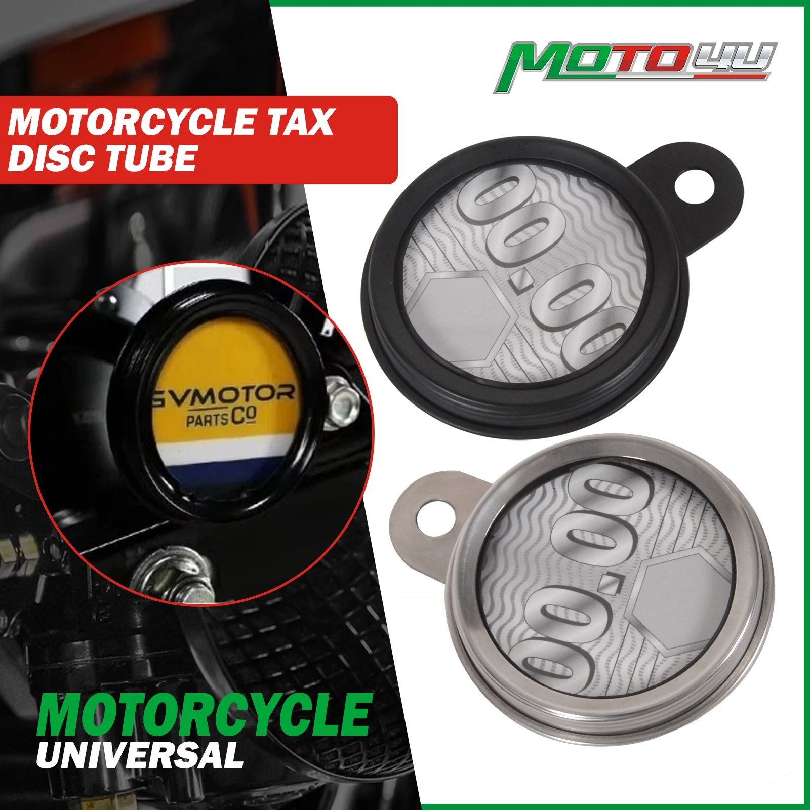 

Мотоциклетная налоговая дисковая трубка, цилиндрический кронштейн для держателя разрешения, подходит для скутеров, квадроциклов, езды на велосипеде, горных