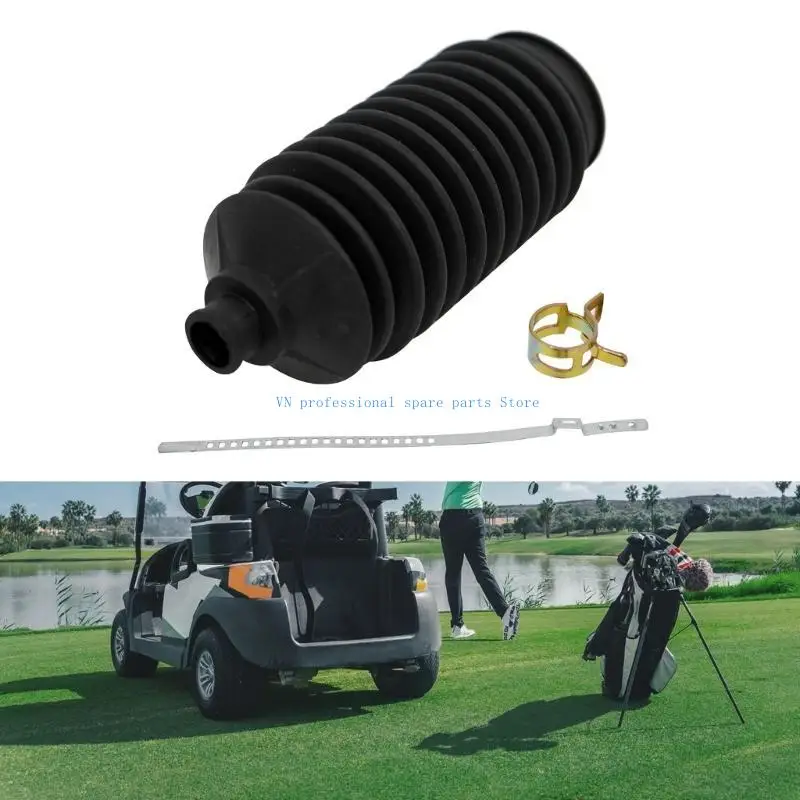 41XA Upgraded Dust Cover Rubber Dust Boot Steering Bellows Dust Boot for Golf Cart