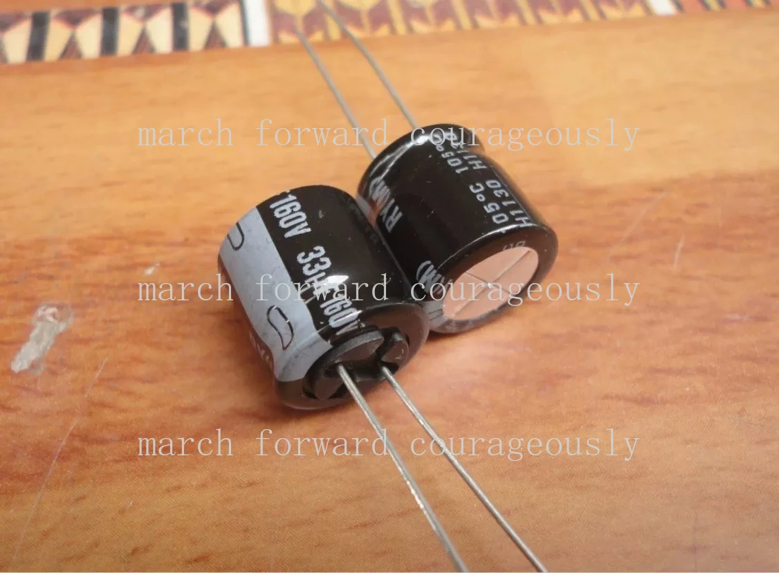 

50pcs for NICHICON 160V33UF RY 12X16 105°