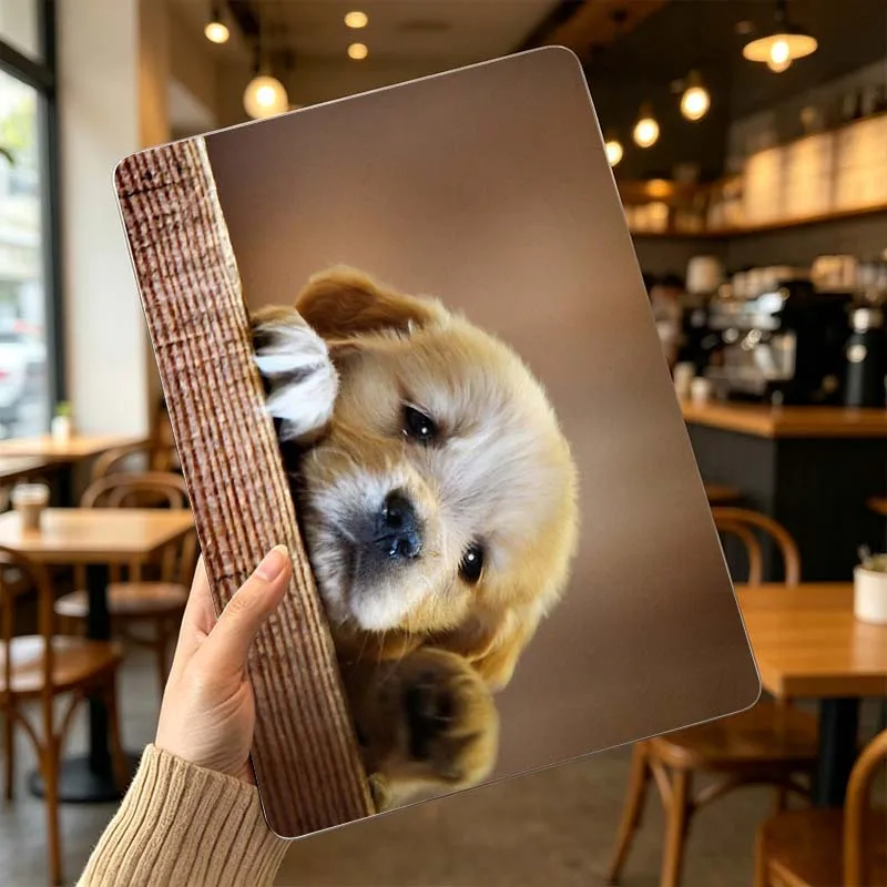 For Apple MacBook Air Pro 13.3 14.2 15.3 11.6 12 16 13 inch Laptop Protective Case Hard Shell Cute Golden Retriever Cover