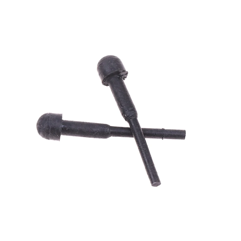 10 قطع استبدال المطاط الوفير الصمت مقص الشعر مقص الحلاق سدادة سوداء #4