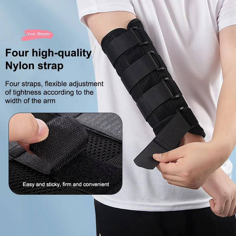 

1Pcs Upper Arm Elbow Fixed Support Splint for Fracture Stroke Hemiplegia Child & Adult Rehabilitation Training Aid