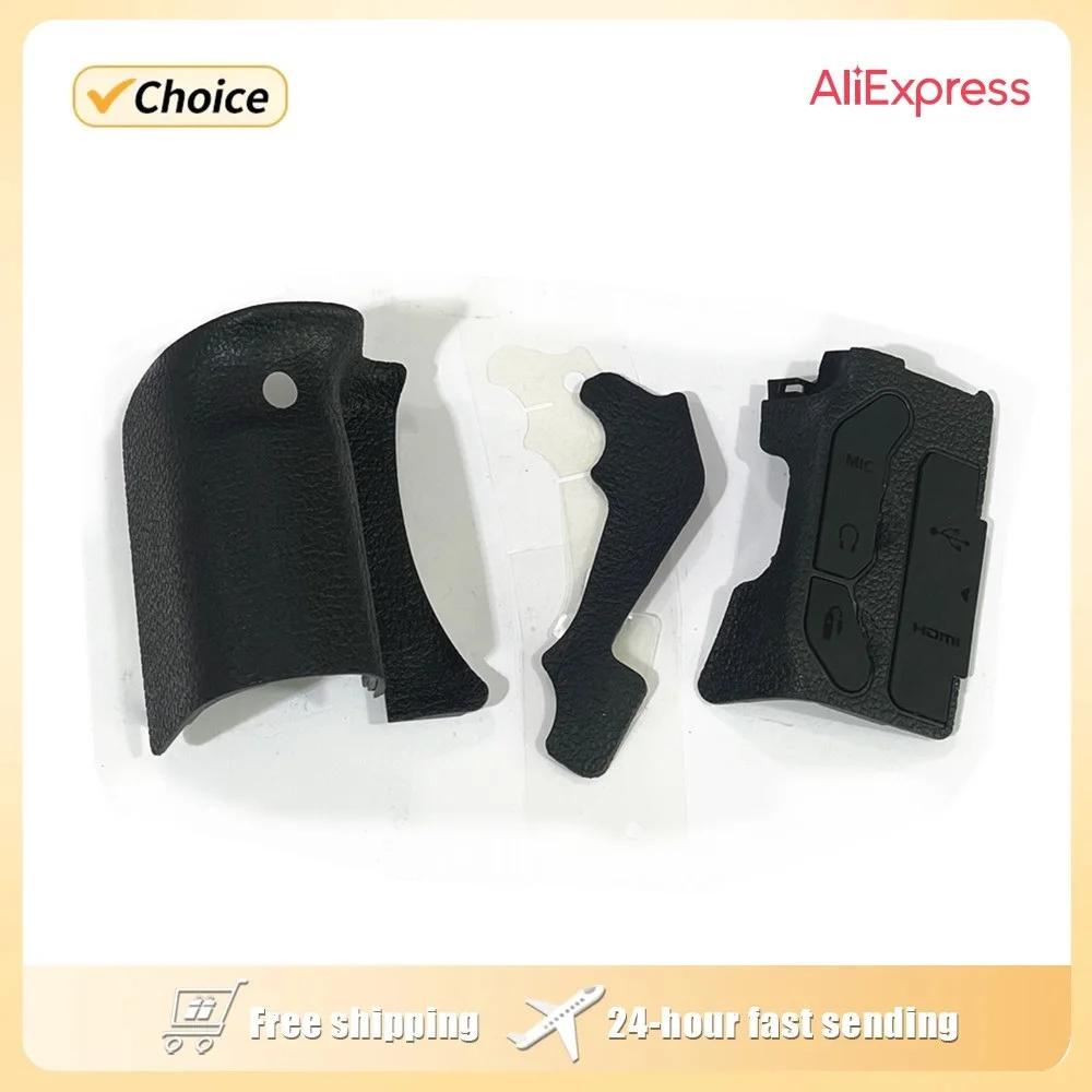 

Original NEW For Canon EOS 90D Body Rubber Grip Handle + USB Port + Rear Thumb Cover Shell Case Camera Replacement Spare Part