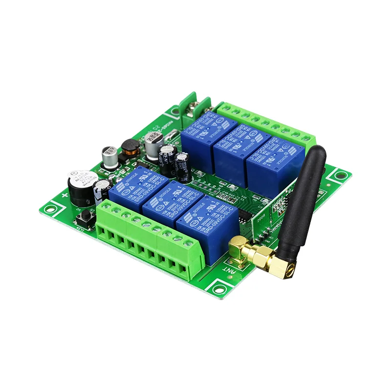 

RF Wireless Remote Control Switch DC12V~36V 6CH Repeater 6-Channel Receiver For Lifting Equipment, Motor, Push Rod, Elevator