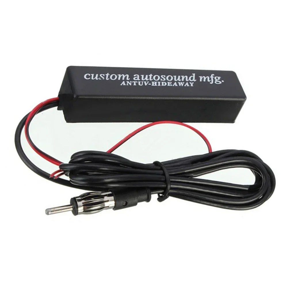 

12V Car Radio Antenna Support AM FM Radio Hidden Signal Booster Amplifier Vehicle Aerials Radio Antenna Fast Delivery