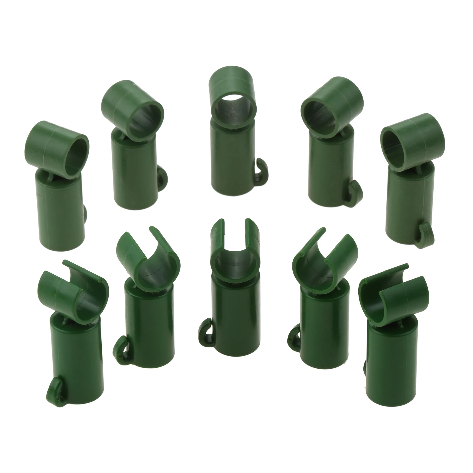 10pcs C/D-type 16mm Plant Bracket Pillars Connector Garden Support Fasten Flower Pole Greenhouse Film Rods Open/Closure Joints