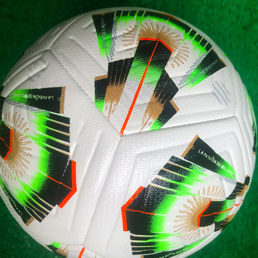 جودة عالية حجم حقيقي 5 كرات كرة القدم مادة البولي يوريثان القياسية في الهواء الطلق مباراة رسمية لعبة التدريب كرات القدم Futbol Voetbal