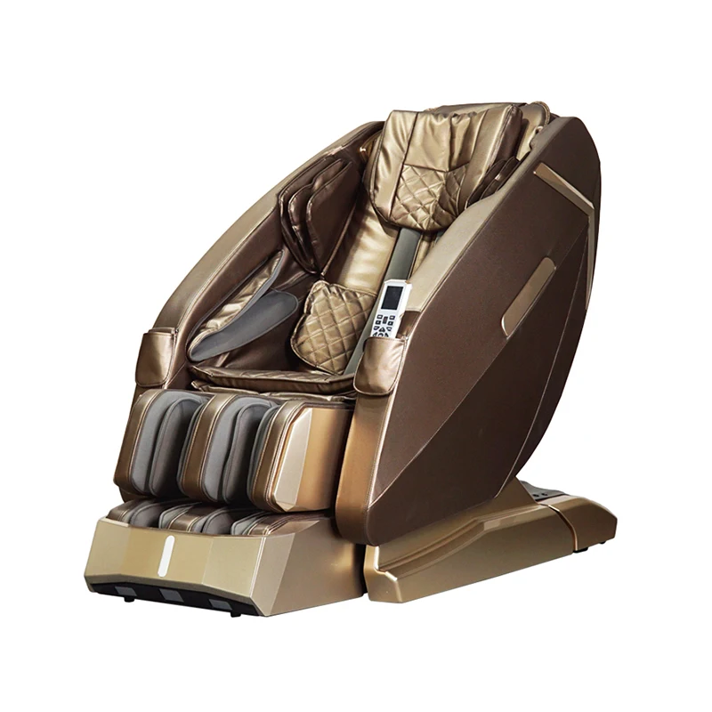 4D Zero Gravity Shiatsu Massage Chair with Back Heating Track Targeted Body Recliner