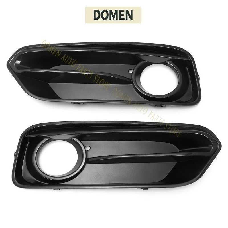 DOMEN Pair Car Front Bumper Fog Light Grilles For BMW 1 Series F20 F21 Sport 2015-2018 51117371667 51117371668 Fog Lamp Grille C
