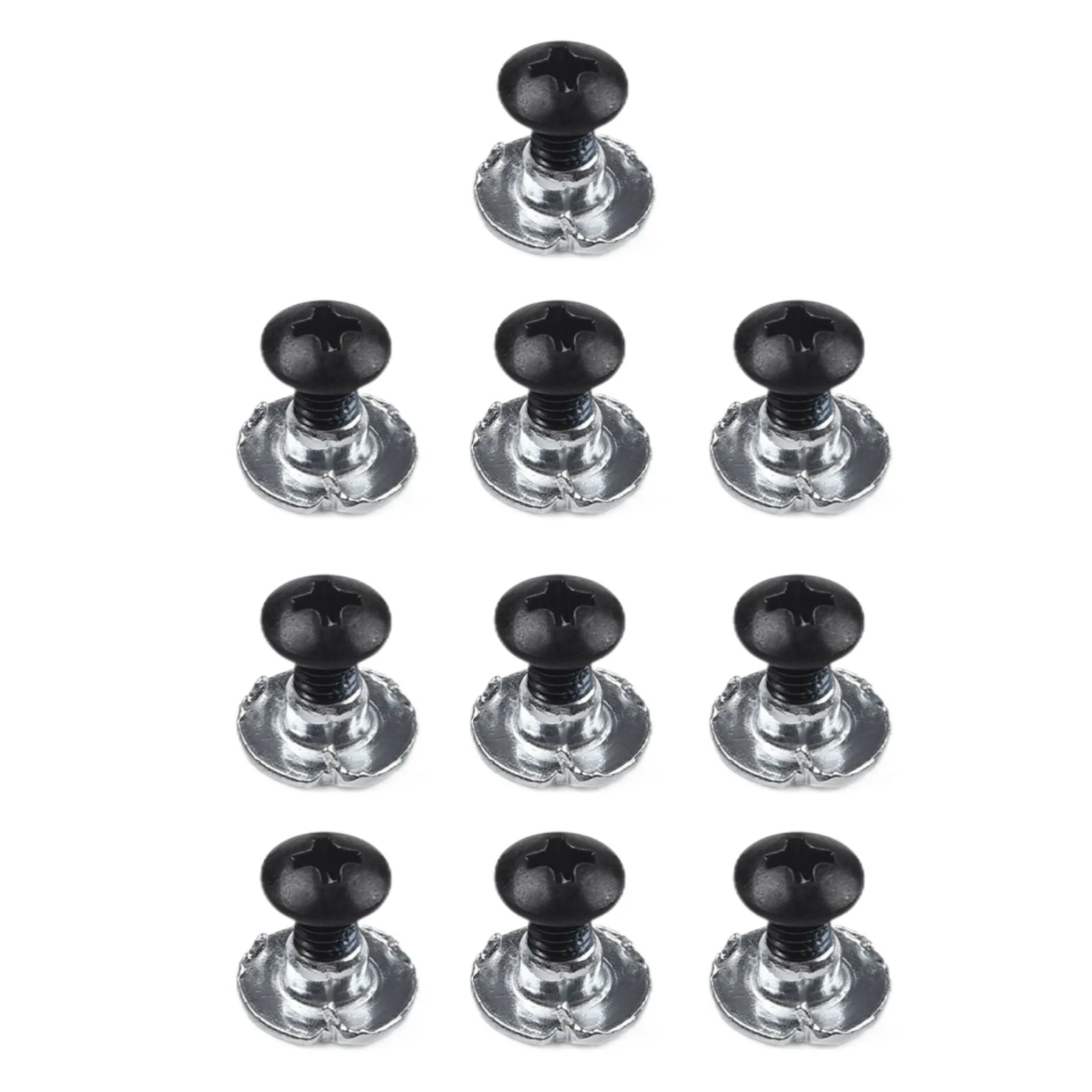 Roller Skate Replacement Parts Mounting Screws Nut Bolt Roller Skate Essentials High Strength Screws and Nuts Pack of 10 Sets