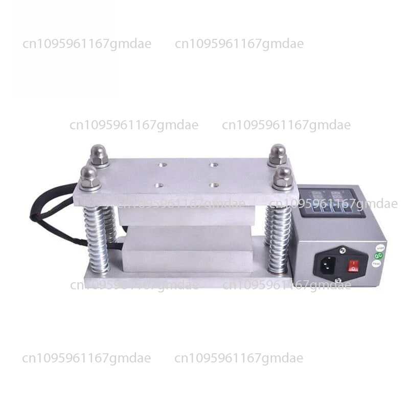 

Rosin Press Kit 7.5x15cm Dual Heating Plates Preheating Pressure Gauge Set Efficient Extraction Hydraulic Heat Press Machine