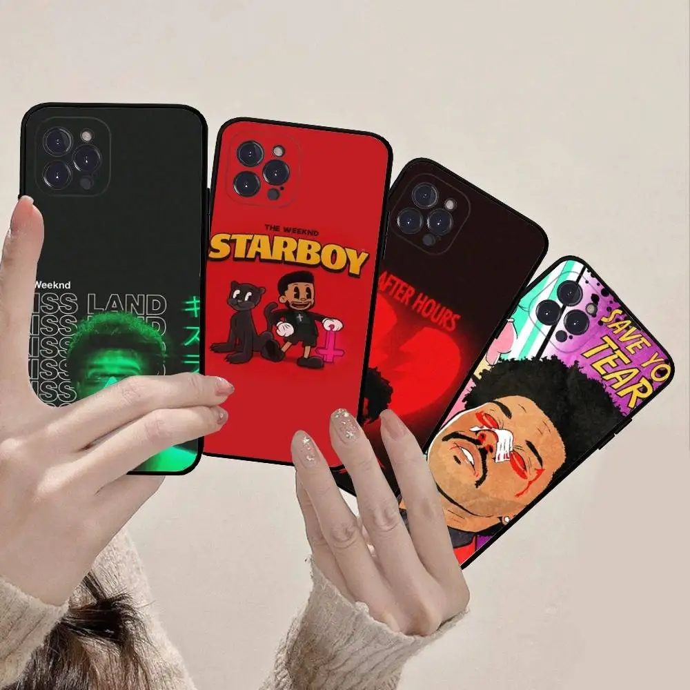 

T-The W-Weeknd Phone Case For iPhone 17 16 14 15 13 12 11 Pro Max Plus Silicone Soft Cover
