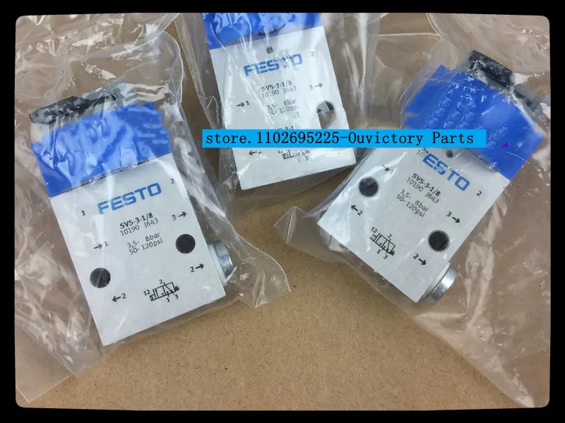 

New Original FESTO SVS-3-1/8 10190 SVS-4-1/8 10192 SVOS-3-1/8 10191 Basic Valve