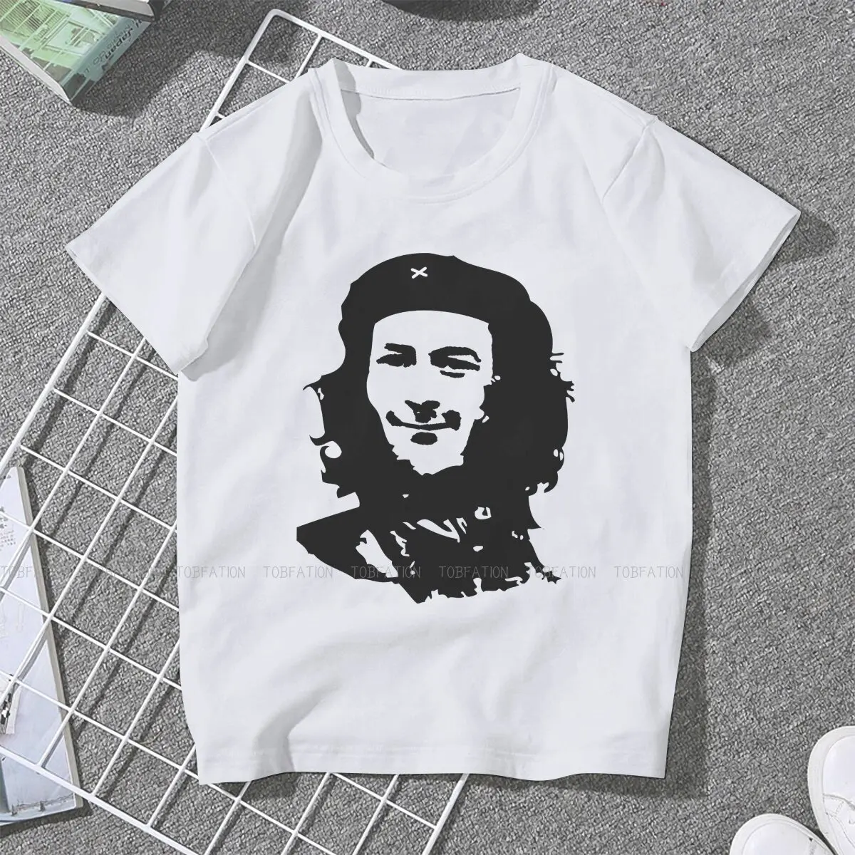 Smile 4XL TShirt Che Guevara Argentina Creative Streetwear T Shirt Girl Short Sleeve Unique Gift Clothes