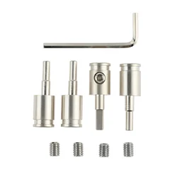 1 Set 0 To 4 Gauge/ 4 To 8 Gauge Amplifier Input Reducer Connection Adapter Car Stereo Audio AWG Pin Power Ground Wire Terminals