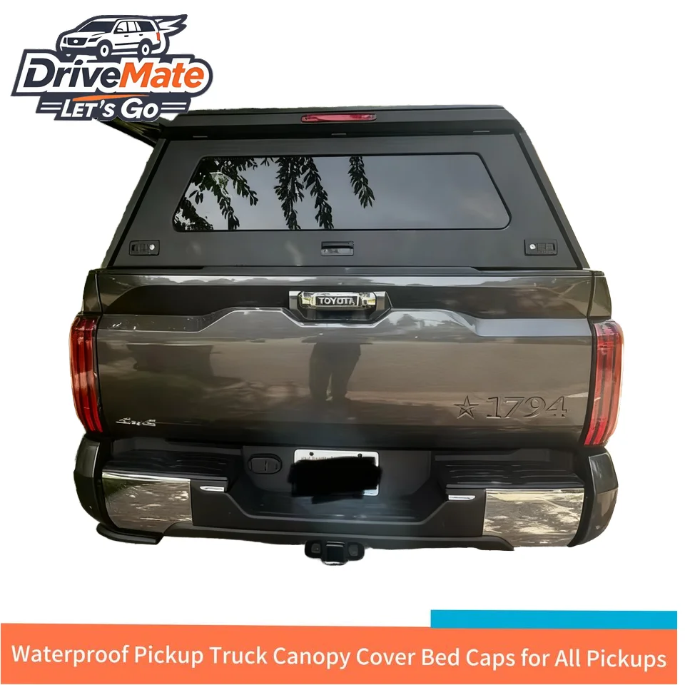 

4*4 Waterproof High Quality Aluminum Alloy Sports Pickup Truck Canopy Topper with Locking Tailgate for Toyota Tacoma 5.0FT 6.0FT