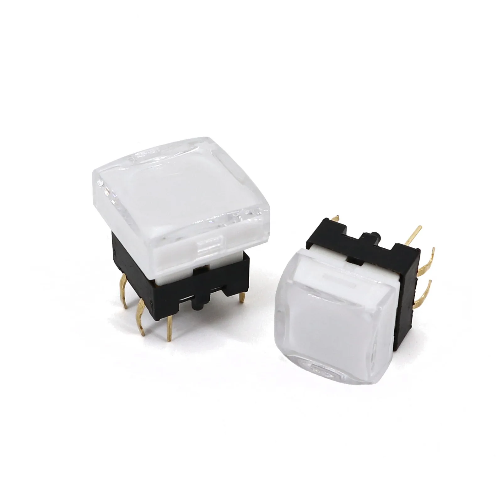 Honyone TS26 Series Square With LED Momentary SPST PCB Mini Push Button Tact Switch For Video Processor