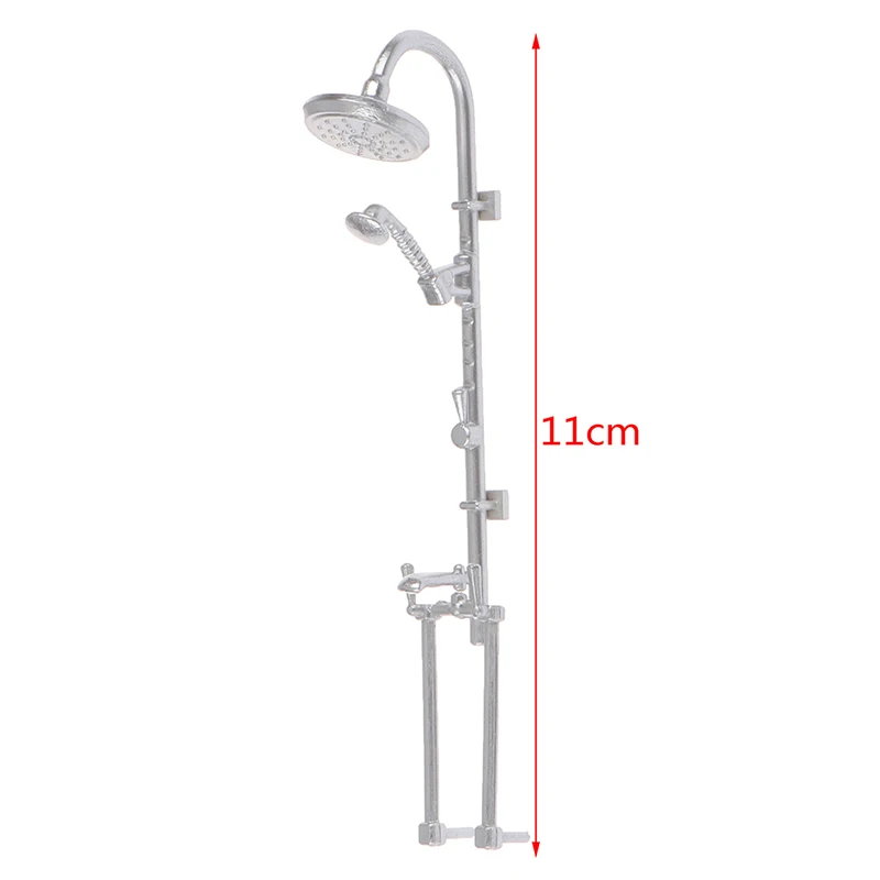 1:12 Dollhouse Miniature Bathroom Faucet Bath Shower Faucet Bath Shower Model