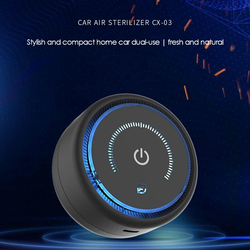 Car Air Purifier Cleaner Negative Ion USB Mini Home Vehicle Air Cleaner Odor Removal Air Purifier Car Fitting