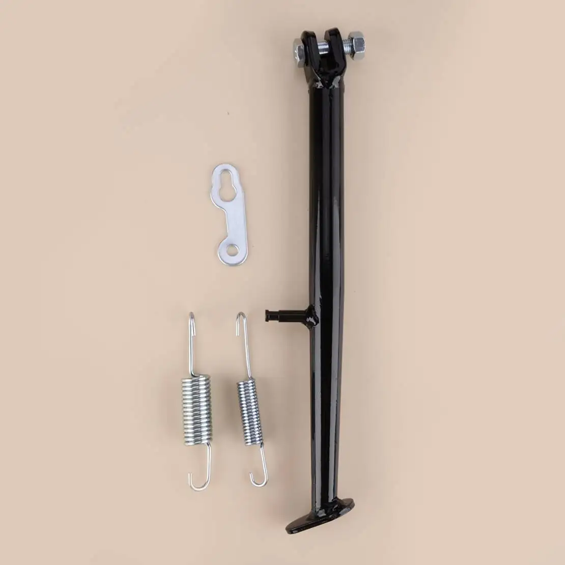 

Black 29cm Motorcycle Bike Scooter E-Bike Side Kickstand Foot Stand Support Leg Bracket