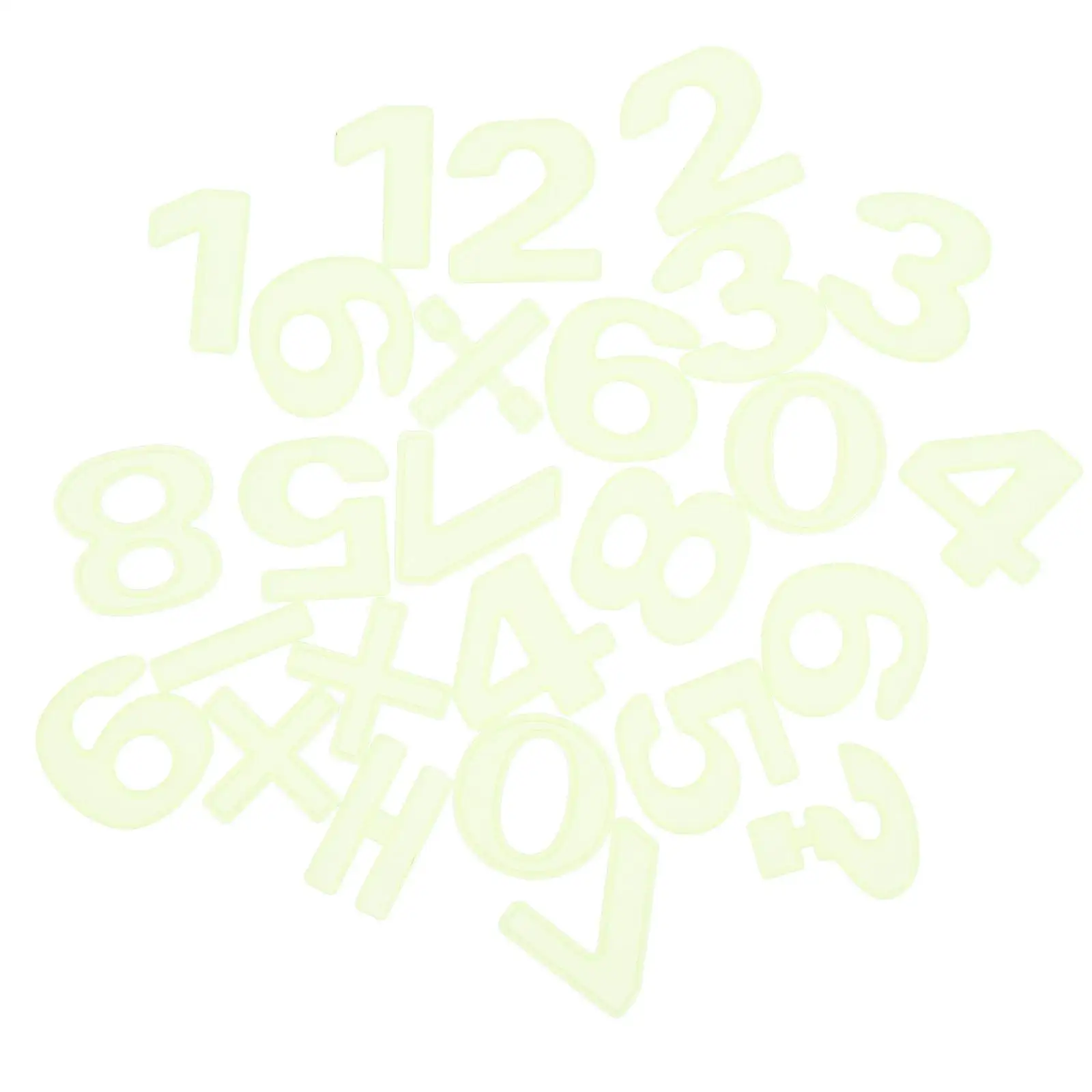 26 шт. цифровые наклейки светящиеся настенные декор детская спальня класс образовательный инструмент креативные светящиеся наклейки