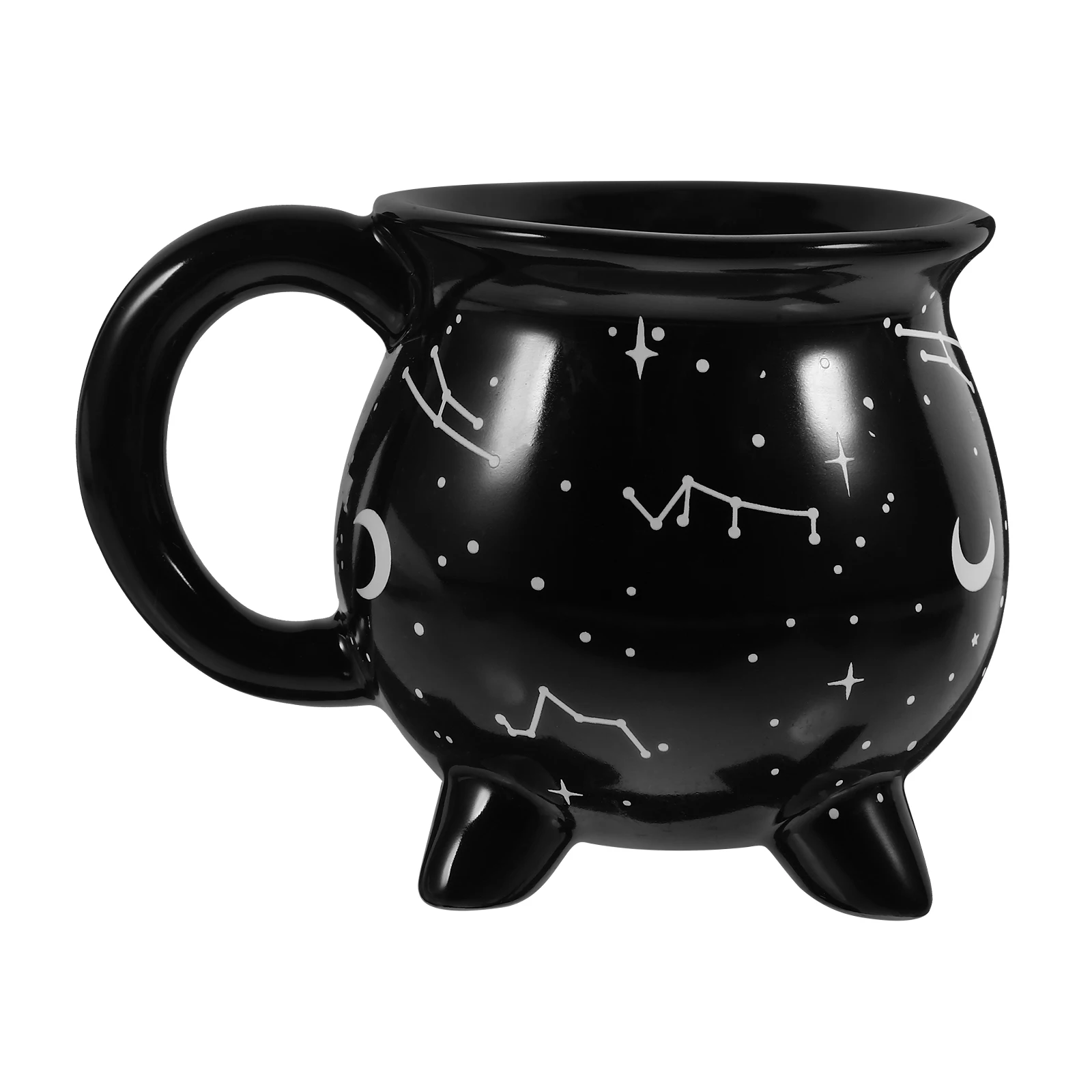 

Cauldron Coffee Mug Ceramic Witch Cup Decorative Drinkware for Home Kitchen Office Bar Party Halloween Themed Present