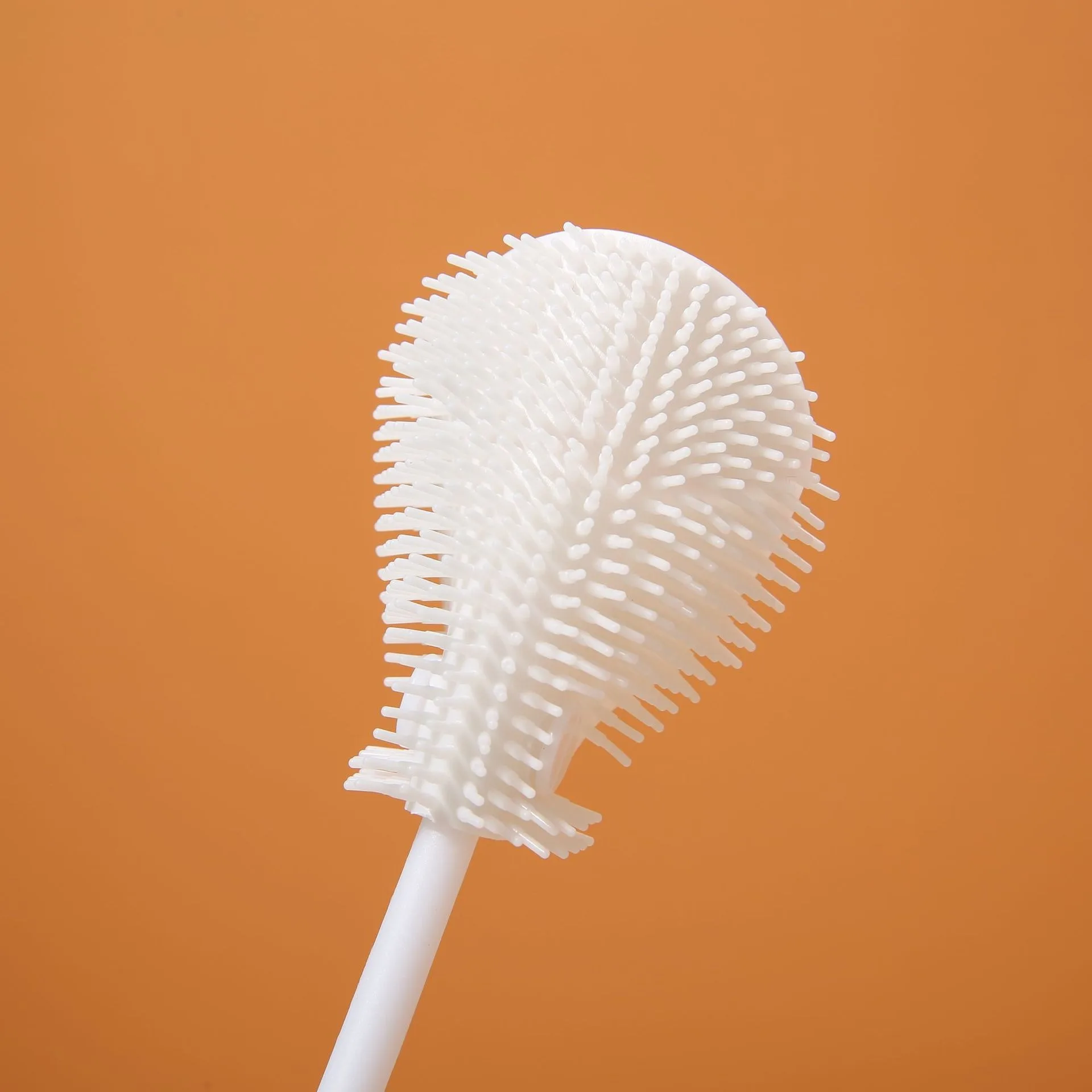Foldable Silicone Bottle Brush, 90° Bendable Cup Cleaner Brush, 360° No Dead Angle Cleaning Brush for Baby Bottles, Water Cups, Thermoses, Glass Mugs view 4