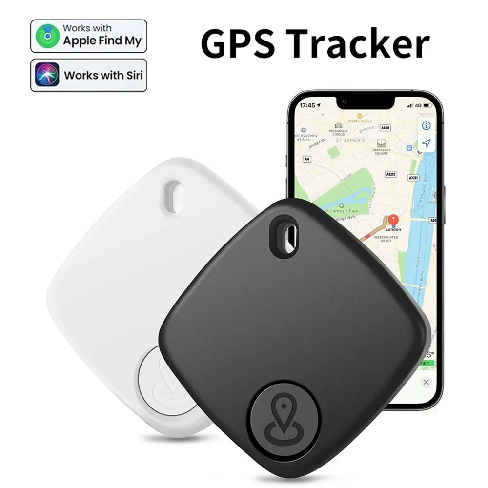 

Bluetooth GPS Tracker for Apple Find My Mini Anti-Lost Tag for Kids Pets Car Position Alarm Reminder Wireless Tracking Device