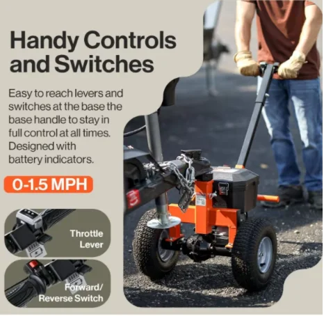 Heavy Duty Electric Trailer Mover 24V 48V 2800-8000LBS Max Capacity Powered Trailer Dolly with 2