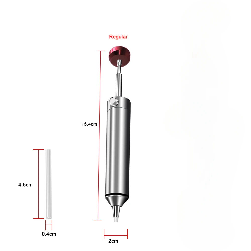 Mini pompe à dessouder en acier inoxydable, stylo à souder sous vide injuste, outil de dessoudage de soudage bricolage, 18 pistolets d'aspiration