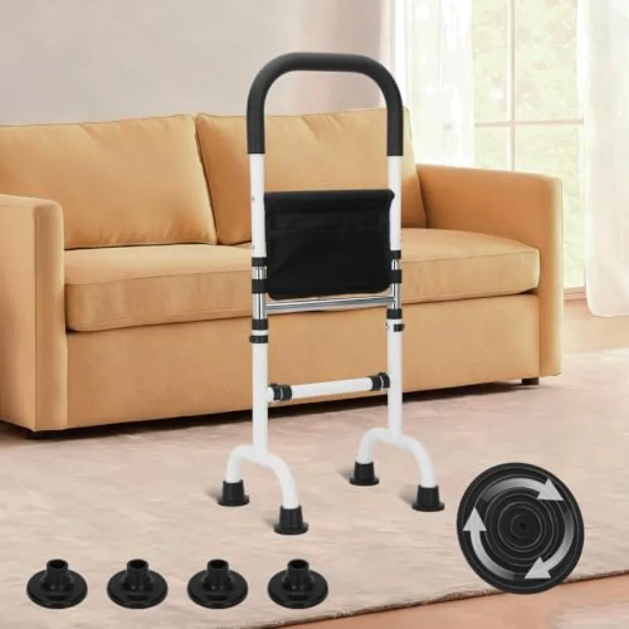 

Опора для подъема сидя для пожилых людей с дополнительным нескользящим резьбовым основанием, регулируемая, для восстановления после операций на тазобедренном суставе и коленях, для ходьбы