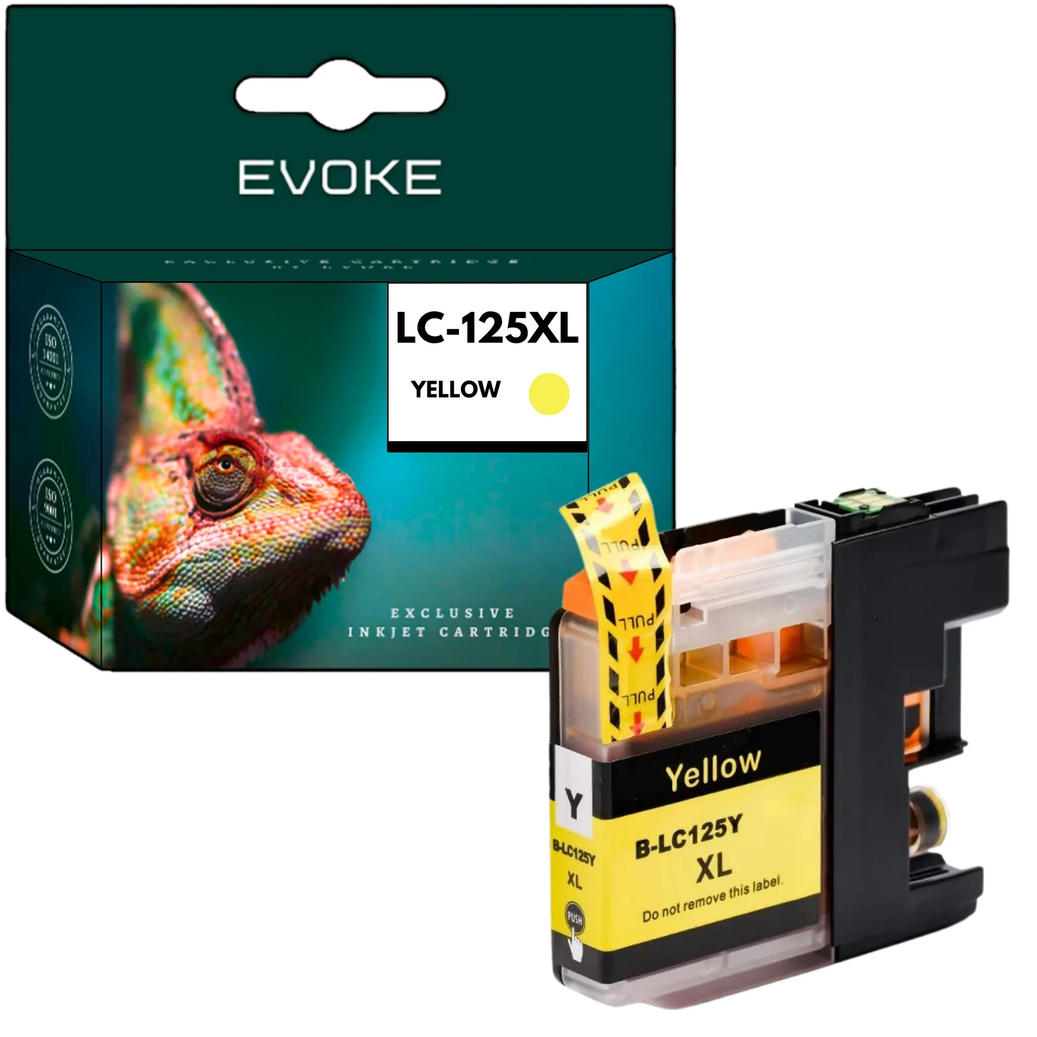 Evoke Compatibele Inkt voor Brother Lc125Xly Lc-125Xly Lc125 XL Geel 15 ml 1200 Pagina's Mfc-J6520Dw Mfc-J6720Dw Mfc-J6920Dw