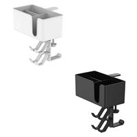 Desk Cup Holder Home Controller Headphone Hanger Phone Pen Storage Box for Gaming Desk Stationery NightStand Coffee Mug Bedside