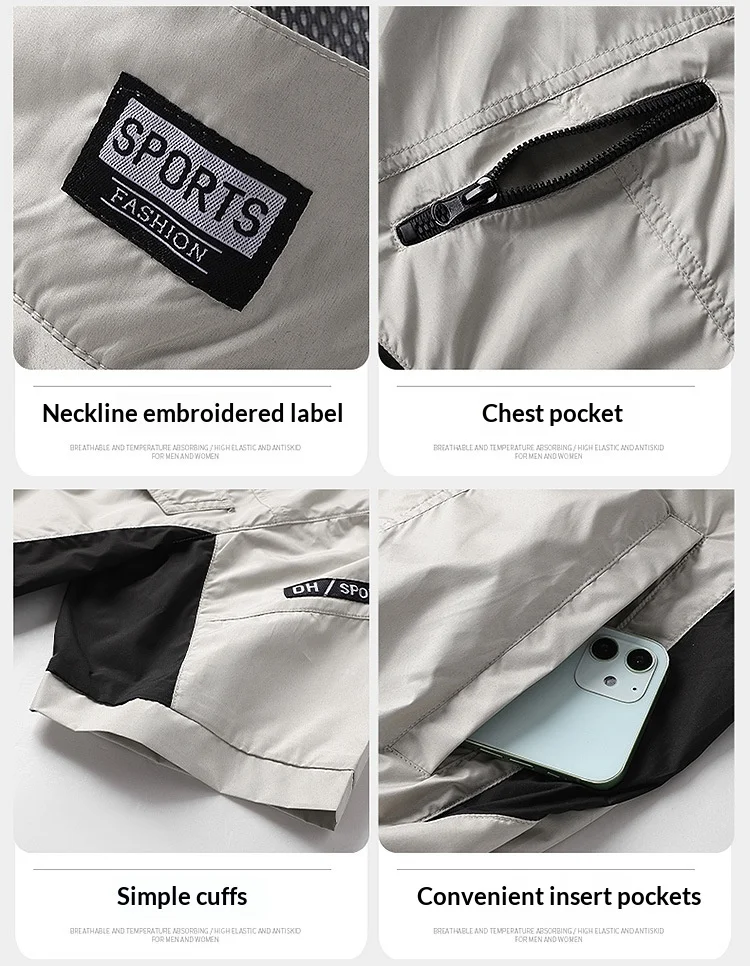 Unisex USB Cooling Vest With Wearable Fan 13 Hours Working Air Conditioned Short Sleeve For Outdoor Work Fishing Heat Relief
