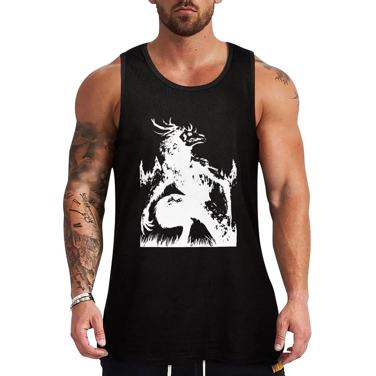 Wendigo Tank Top Essential Sleeveless Shirt Solid Basic Tank Top