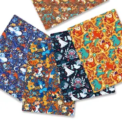 Pokemon Cartoon Fabric140*50cm Handmade Sewing Patchwork Quilting Baby Dress Home Sheet Printed Fabric Fabric Sewing Kids