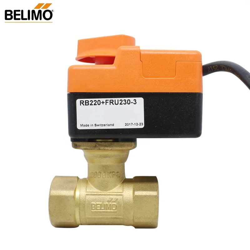 

Belimo Brand FRU230-3+RB220 Fan Coil Valves Rotary Actuator for 2-way Fan Coil Valves Open -Close floating control