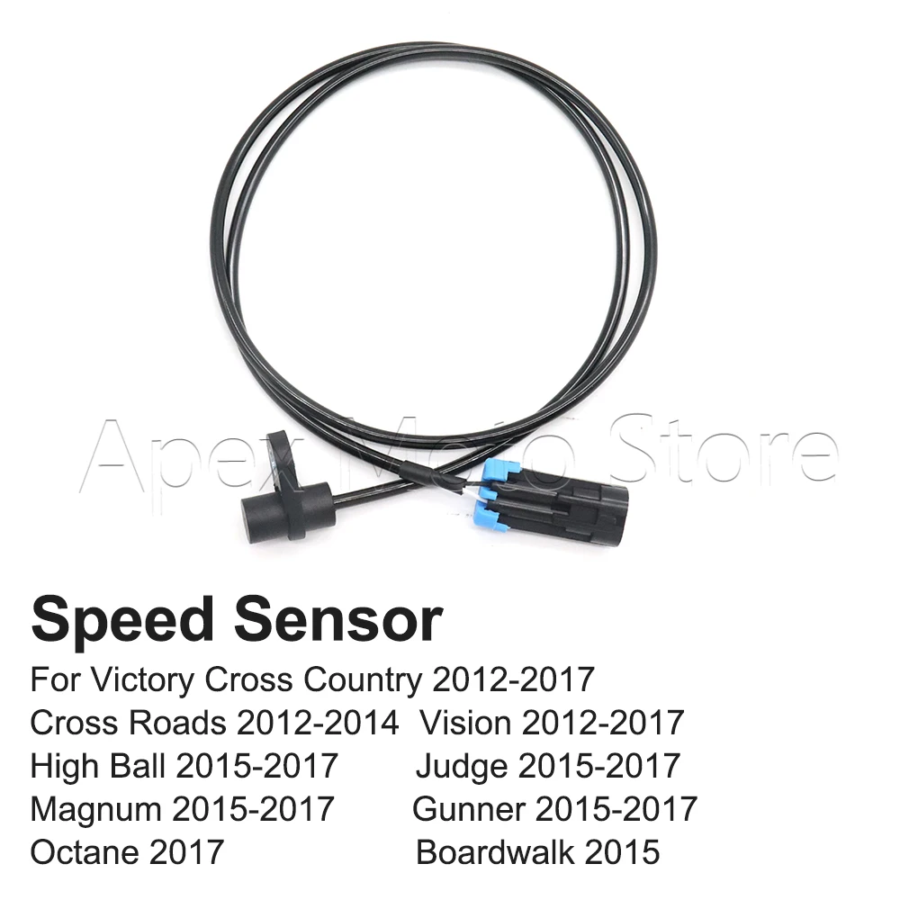 Motorcycle Front Rear Wheel Speed Sensor For Victory Cross Country Cross Roads Vision High Ball Judge Magnum Gunner Octane