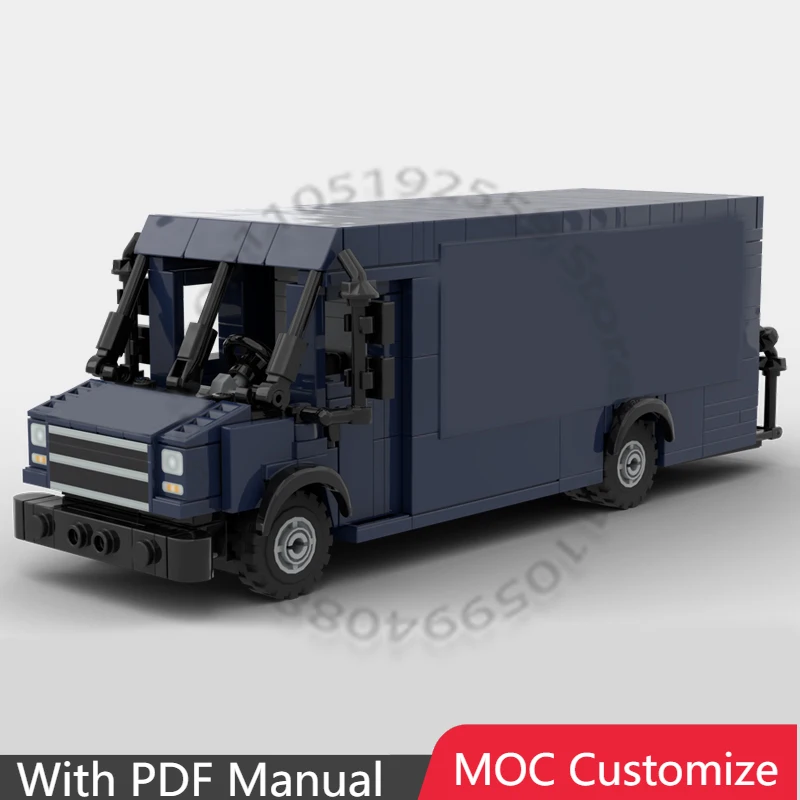 

440 PCS Racing Step Van MOC Customize Modular Building Block Educational Model Popular Technology Brick DIY Holiday Toy Gifts