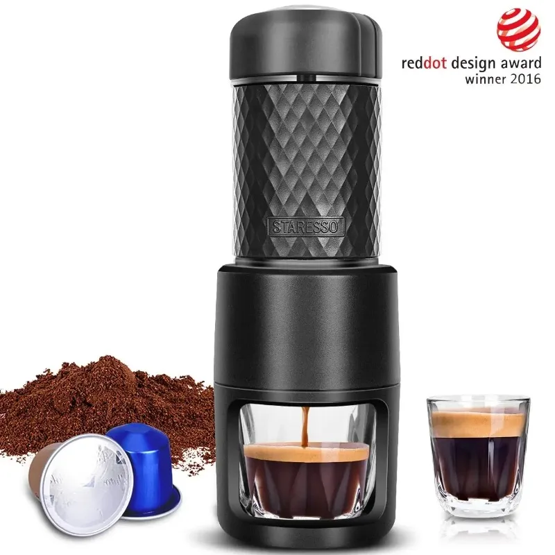 STARESSO SP-200 Manual Espresso Coffee Grinder Portable Camping Capsule Coffee Machine Coffee Maker Spice Pepper Seasoning Mill