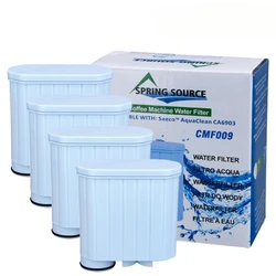 4 Pack Coffee Water Filter Spring Source CMF009 Water Filters for AquaClean CA6903 Compatible with EP5934/10 EP5960/10 EP5961/10