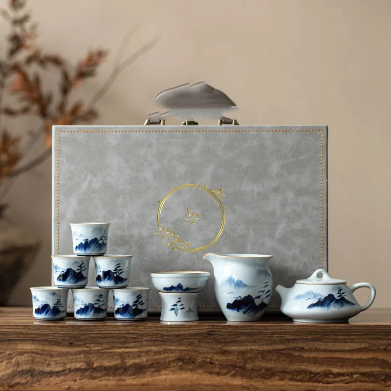 a*-Living Room Office Tea Tray Luxury Marble Ceramic Decorative Rectangle Tea Tray Irregular Storage Bandejas Home /.