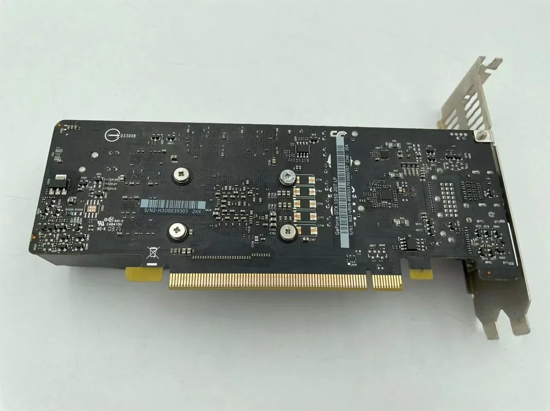 Used For MSI GeForce GTX1050 2GT LP 2G DDR5 GTX1050 Full/Half Height Double Fans Graphics Card Video Card