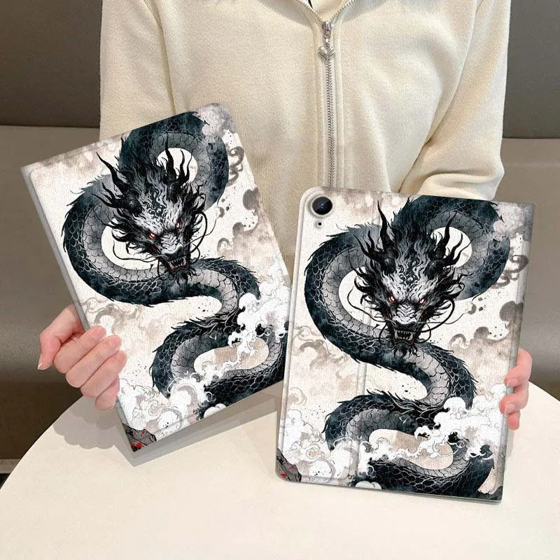 

Fashion Anime Dragon Tablet Case For Samsung Galaxy Tab A A7 A8 A9 A11 S6 S11 Lite Plus 10.1 10.4 10.5 Inch