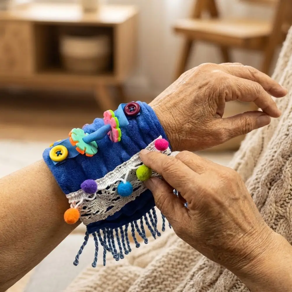 Multi-sensory Stimulation Alzheimer's Sensory Arm Fidget Sleeve Decompress Plush Sensory Muff Sensory Calming Blanket