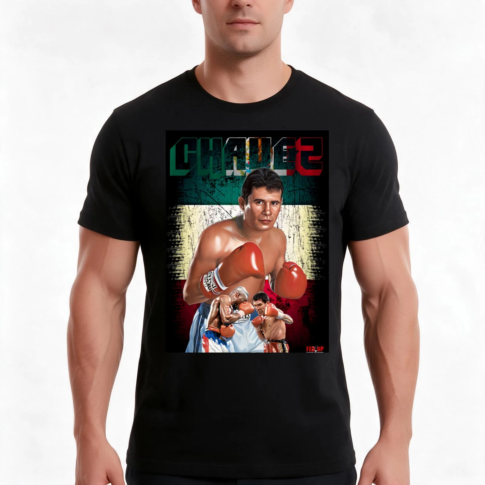 Julio Cesar Chavez El Gran Campeón de México T-Shirt, Summer Casual Cotton Tee, Oversized Streetwear Tops, Vintage Graphic Print